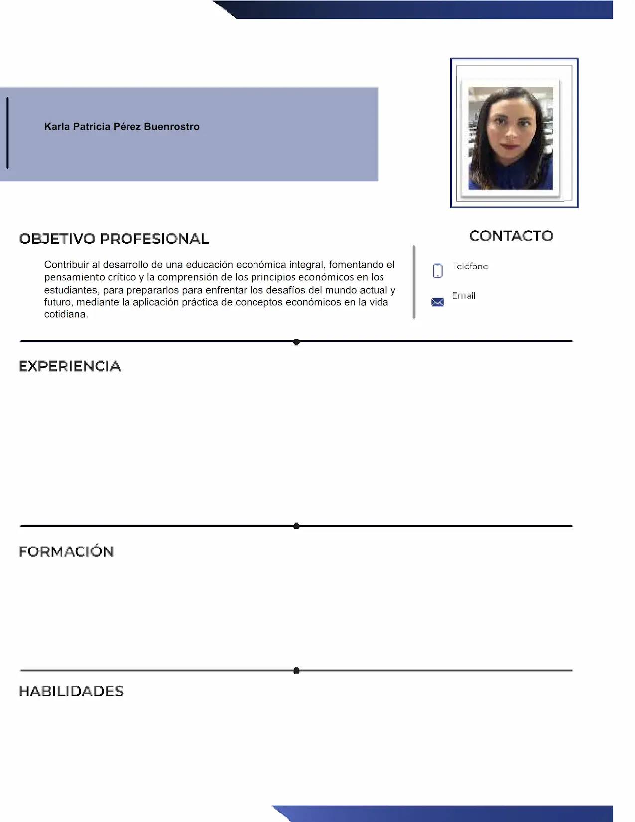 Karla Patricia Perez Buenrostro Lic. Administracion 001